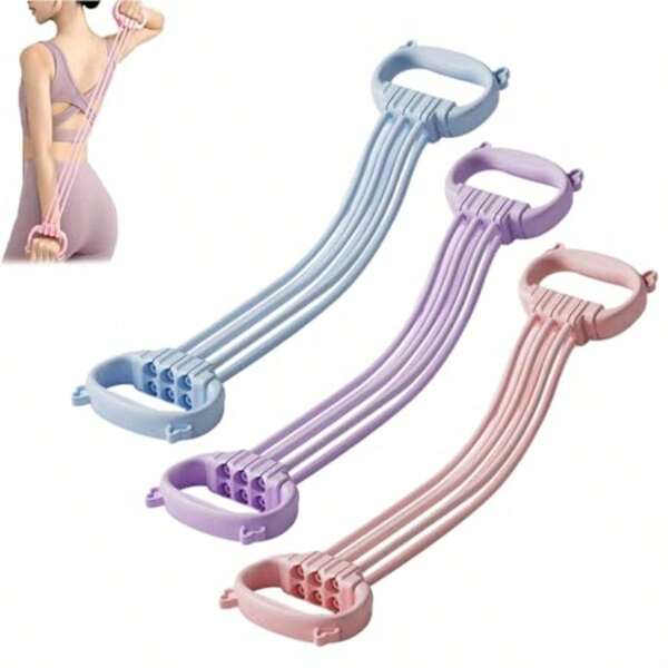 1pc Chest Extender And Stretcher - 6-Tube Multi-Functional Fitness Stretcher/Anti-Slip Arm Strength Trainer, Suitable For Home Gym/Arm And Chest Muscle Trainer/Shoulder, Back And Upper Body Exercise