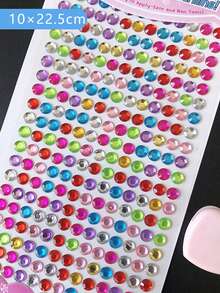 1 szt. Naklejka dla dziewcząt, akrylowa naklejka z kryształkami w kształcie diamentów, dekoracyjna, kreatywna naklejka-nagroda dla dziewcząt DIY