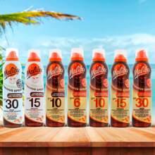 Malibu Sun SPF 15 Continuous Dry Oil Spray For Tanning With Shea Butter Extract, Medium Protection, Water Resistant, 175ml - SPF 6 - View 6