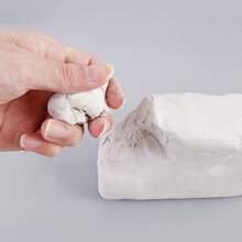 新博文 500/1000G 石质风干造型粘土 柔韧风干造型粘土，适用于雕塑和涂层 - 入门级风干造型粘土 - 造型粘土，适用于雕塑等（白色），学校用品，返校