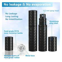 Travel Perfume Atomizer Bottle Refillable - 5ml Leakproof Fragrances Perfume Atomizer, Portable Perfume Sprayer, Perfume Refillable Bottle For Traveling Black - 彩色 - 查看 2