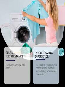 A Pack Of 10 Laundry Care Pearls. These Laundry Cleaning Pearls Protect Colors, Prevent Dye Transfer, Remove Stains, And Eliminate Odors. They Leave A Long-Lasting Fragrance, Are Easy To Use, And Have Strong Cleaning Power.