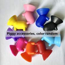 1pc Mini Umbrella, Motorcycle Outdoor Riding Phone Small Rain Umbrella, Cute & Compact, Piggy Bracket, Wind Resistant & Rainproof, Dual Use Sunny/Rainy, 8 Ribs, Silver Coating, Handle, Rain & Sun Protection, Suitable For Outdoor Live Streaming, Motorcycle Riders, 170T Polyester Umbrella Cloth, Multiple Colors Available