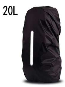 Capa de Chuva para Mochila 15-70L, Capa de Proteção Dobrável e À Prova d'Água para Mochila de Viagem, com Faixa Refletiva, para Acampamento, Caminhada e Montanhismo Ao Ar Livre
