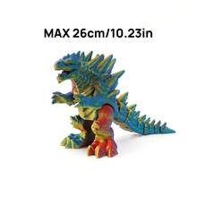 1 buc. Imprimare 3D transfrontalieră, cel mai bine vândut, decorațiune de birou înghețată, transformabilă, jucărie, figură de acțiune, cadou pentru bărbați, obiect de colecție artizanal pentru casă și birou, potrivit pentru Halloween, Crăciun, Ziua Recunoștinței (culoare aleatorie a suprafeței)