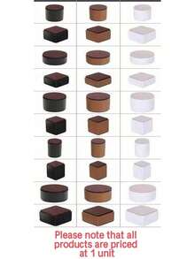 1pc Heavy Duty Furniture Risers Cylindrical Wear-Resistant Steel For Recliner Sofa Table Couch Adjust Chair Height 2 Inch (Fit Chair Size  Round Dia1.5 Inch  2 Inch 3.2 Inch) - Multicolor - View 3