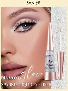 SANIYE Glitter Liquid Eyeliner M270 - 銀色 - 查看 3