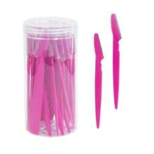 1pc/10pcs/30pcs Canned Eyebrow Razor With Protective Net, Long Stainless Steel Handle, Anti-Scratch Makeup Tool,Cheap,Stocking Stuffers,Makeup,Makeup Tools,Cheap Stuff,Gifts,Gifts For Women,Christmas Gifts - Multicolor - View 15