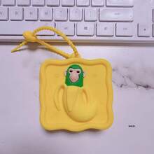 Y2K 意大利 Braindead 动物钥匙扣零钱包，来自“山海经”的硅胶零钱包，多功能 Tung Tung Tung Sahur 耳机卡夹，Tralalerotralala 学生挂式零钱包，配件吊坠背包，适合学校卡通万圣节配饰教师节包挂绳带身份证夹汽车配饰包饰