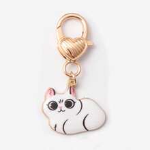 1pc Cat Keychain Pet Key Ring Animal Key Chains Souvenir Gifts For Women Men Cay Keys DIY Handmade Jewelry