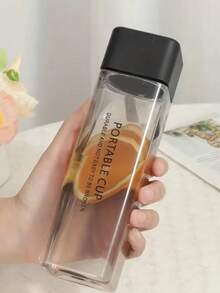 1/2pcs- Large-Capacity Portable Insulated Lunch Bag+Black Plastic Cup, Waterproof Aluminum Foil Handbag, Polyester Material, Rectangular Design, Rectangular Water Cup, Suitable For Travel And Commuting, Outdoor Carrying, Convenient And Practical. - Multicolor - View 8