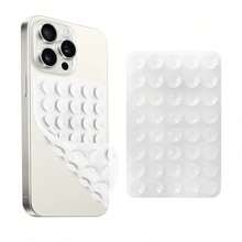 Custodia per telefono in silicone con presa forte e supporto a ventosa a doppia faccia - supporto per selfie e video senza mani, accessori per cellulari compatibili con , Android, idea regalo per compleanni, famiglia, amici