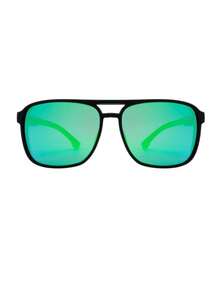 Alok Sunglasses Side Protection Steampunk Zoe Sol Masculine - Green - View 1