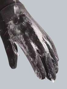 1双女士防风保暖运动手套，适合骑行、徒步旅行、户外活动、秋冬季 - A - 查看 6