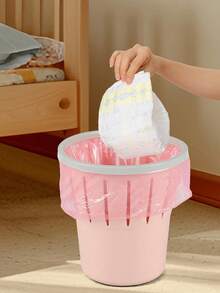 200 unidades/10 rolos de sacos de lixo para banheiro, design grosso, durável, adequado para casa, escritório e quarto. Sacos de lixo descartáveis finos, sacos de lixo pequenos, forros de lixeira coloridos para uso doméstico e externo, à prova de vazamentos, podem ser usados para carro, escritório e dejetos de animais de estimação. Sacos de lixo antipoluição e que economizam trabalho, várias cores disponíveis, adequados para cozinha, banheiro e casa. - Multicolorido - Ver 7