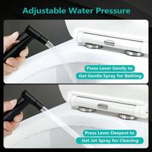 一套洁身盆喷头不锈钢洁身盆配件适用于卫生间手持抹布浴室尿布喷雾适用于厨房可调节水压控制卫浴配件