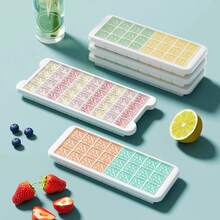 Ice Cube Mold, Silicone Ice Making Box, Frozen Ice Storage Box, Household Covered Ice Making Granule Artifact