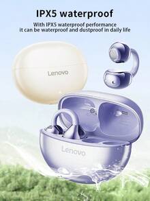 Lenovo 联想TA410是一款全新气骨传导挂耳式运动耳机，拥有长续航和高音质 - 黑色 - 查看 6