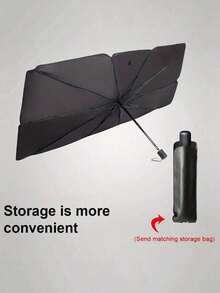 Foldable Reflective Sunshade Umbrella For Car Windshield, Queen-Size UV Protector Sun Blind Umbrella,Spring Summer Picks,Brides Maid Gifts,Room,Bedroom Decor,Beach,Travel,For Men,For Women,Vacation - Multicolor - View 12