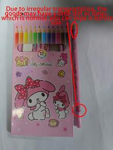 Sanrio 1 Set  Buntstifte Schreibwaren Malset, Cartoon    HB Stifte zum Schreiben, Zeichnen, Skizzieren, Geschenk (Einige Teile können zufällig sein)