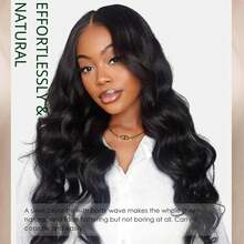 13x4 Lace Front Wigs Human Hair Body Wave HD Lace Front Wigs Human Hair Pre Plucked With Baby Hair Natural Color Human Hair Lace Frontal Wigs For Women - Natural Black - Xem 4