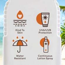 Malibu Sun SPF 15 Continuous Dry Oil Spray For Tanning With Shea Butter Extract, Medium Protection, Water Resistant, 175ml - SPF 6 - View 5