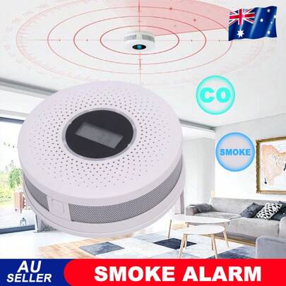 Combination Detector Sound-Light Alarm Loud Sound Flash LED Light Alert