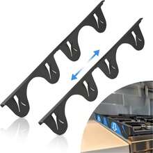 2 Pieces Of 27.5-Inch Stainless Steel Gap Cover, Stainless Steel Groove Cover, Groove Filling Material, Gas Stove Gap Cover, Gas Stove Gap Cover, Groove Cover, Stove Gap Cover, Stove Gap Filling Plate, Stove Gap Cover, Stove Decoration Accessories - Multicolor a - View 11