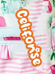 1 件个性化可定制姓名返校个性化亚克力字母钥匙扣礼物，背包姓名标签，可爱儿童背包姓名钥匙扣，布袋标签，午餐盒标签，包挂钥匙扣，配有可爱配饰，色彩丰富，可爱，简约，有趣，极简主义，通用，基本款，定制，个性，独特，