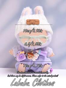 1 Stück Kleidung für (Puppe nicht enthalten), Puppenkleidungs-Set, Mini Kamera Zubehör Anhänger, Taschenverzierung Anhänger/Schlüsselanhänger/Mini Charm, geeignet als Party-, Familien- und Geburtstagsgeschenke. Süßer Hut-Schuhe-Sonnenbrille Anzugsatz, passend für Kleidung & 17cm stehende Puppen, Spaßiges Zubehör für Vatertag, Muttertag, Valentinstag, Erntedankfest, Ostern, Geburtstage, Geschenke an Familie und Freunde, Hochzeiten, Abschlussfeiern.