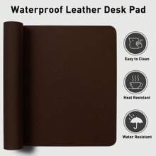 80 X 40 Cm Beige Extended Mouse Pad, Writing Pad, Office Desk Mat, Desktop Protector, Anti-Glare, Anti-Scratch, Waterproof PU Leather + Anti-Slip Velvet Surface, Multiple Sizes & Colors Available, Modern Home Decor Pad, Leather Desk & Coffee Table Pad, Laptop Protector, Washable & Reusable Extra Large Computer Mouse Pad, Easy To Clean Office & Study Supplies Gaming Mouse Pad