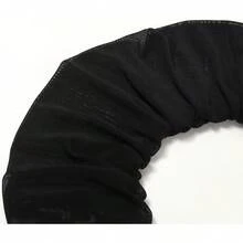 Women's Long Stretchy Ruched Mesh Tulle Sheer Gloves Costume Opera Party 1920's Dance Gloves