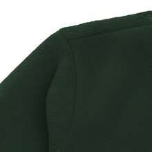 Children's Winter Set In Plush Ultra Soft Coat + Pants Various Fun Themes - Army Green - View 4