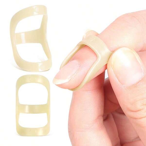 1 Pair Sports Finger Sleeves, Finger Fixing Ring Clasp, Finger Ring Finger Fixing Ball Sports Finger Clamp