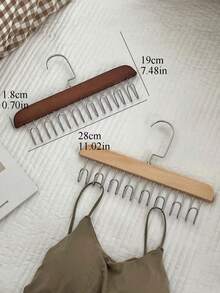 1/2 Pieces Detachable Multifunctional Clothes Hanger, Suspender And Bra Rack, Seamless Drying Rack, Spring, Minimalism, Summer Top - Multicolor - View 2