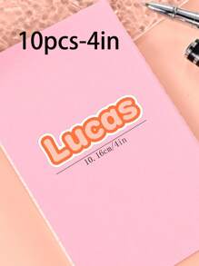 100/50/20/10/1 Pc Customized Name Personalized Stickers - Cartoon Font - Colorful And Variegated Personalized Laptop Stickers, Water Bottle Name Stickers - Suitable For Holiday Gifts, Daily Decorations, Notebook Stickers, Candy Baking Packaging Bag Decorations, School Supplies, Back To School, Multi-Functional, Ornamental, Reusable, Modern, Colorful, Cute, Vintage, Cartoon, Kawaii, Custom, Personalized, Unique, Customized, Workers, Clients, Students, For Business/Work/ Office, For School, Desert Fall Cozy