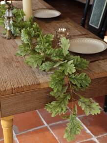 36 件橡树叶藤蔓，1 件 170 厘米丝绸布，适用于秋收节、感恩节、万圣节、家居装饰、门窗装饰、橱柜装饰、楼梯装饰、派对装饰、假植物