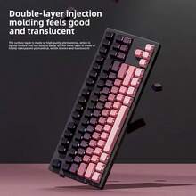 PBT 材质侧面雕刻半透明渐变键帽，OEM 外形适用于 MX 开关，可定制机械键盘 DIY（不含键盘） - 彩色 - 查看 9