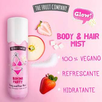 EverlyX Body & Hair Mist The Fruit Company - Bruma Corporal y Capilar con Fragancias Veraniegas - Aloha, Bikini Party, Coral Beach, Summer Holidays y Frosted Pistacho ✅ Entrega 24/72h a España (península)