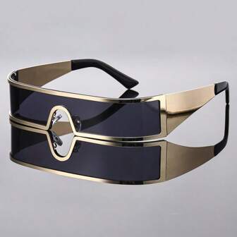 1 件未来派朋克风格时尚眼镜，纯色波西米亚男女通用设计，适合徒步旅行、海滩、登山、高尔夫、驾驶，也是送给塞特人的完美礼物