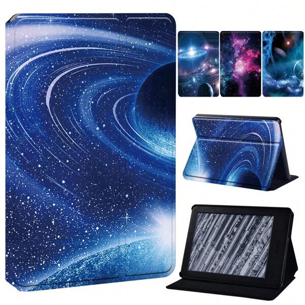Space Print Protective Hard Shell Case Cover For Kindle Paperwhite 7th 2015, 6.8" Kindle 11th Gen, KPW 1/2/3, Kindle Paperwhite 11th Gen 2021, Kindle 11th 2022 Release 6", Kindle 10th Gen 2019, Kindle Paperwhite 10th Gen 2018, Shockproof And Anti-Fall