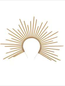 1 Piece Of Women's Crown Headband, Goddess Headband, Sun Headband (With Six Styles To Choose From) Suitable For Parties, Photography, Role-Playing, Festivals, Royal Streetwear, Photography Stage Performances, Cosplay Props, Halloween