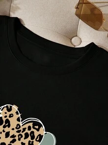 Women T-Shirts - Black - View 5