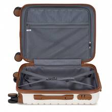Suitcase 20 24 28 Inch Cabin Carry On Check In ABS PC Hard Shell Spinner Wheels Lock Small Medium Large Travel Luggage Set For Holiday Family - 乳白色 - 查看 10