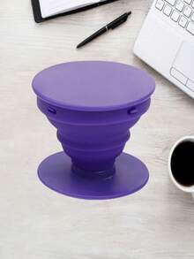 5/1 PC Phone Grip, Phone Stand, Cute Macaron-Colored Round Foldable And Expandable Multi-Functional Phone Grip & Kicktand, Replaceable Grip, Compatible With IPhone And Android Phones, Birthday Gift, Family And Friends, Push-Pull Phone Grip, Phone Accessories, Christmas