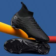 New Recommended Soccer Cleats For Men, Women & Youth. Long Studs & Short Studs, Non-Slip, High-Top, And Durable. Suitable For Daily Grass Soccer Training And Competitions, All Season Wear.