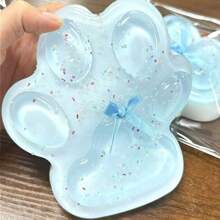 Jouet squishy de grande taille mignon de 6 cm/2,36 pouces en forme de patte de chat. Super doux et compressible, idéal pour le soulagement du stress. Expédié au hasard avec ou sans fourrure.