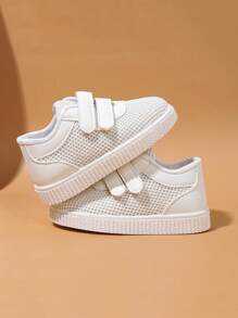 1 Paio Di Nuove Sneaker Bianche Casual Unisex Per Bambini Per Primavera/Autunno