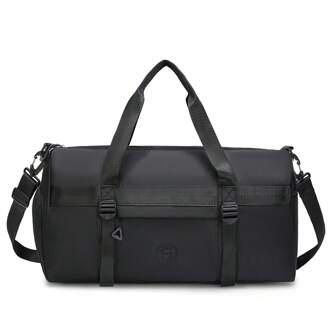 1pc Nylon Capacity Travel Duffel Bag With Separate Shoe Compartment, Large Capacity Multi-Purpose Casual Sports Gym Bag Suitable For Long & Short Trips, Leisure, Fitness, Fashion