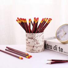 10 Stück/50 Stück natürliche Holz HB Bleistifte, 1,0-1,9mm Mine, geeignet zum Schreiben, Kalligraphie, für Studenten, Skizzieren, Zeichnen, Notizen, als Geschenk, für Hochzeiten, Hotels, Bürobedarf, Schulbedarf, Prüfungen, Urlaubsgeschenke
